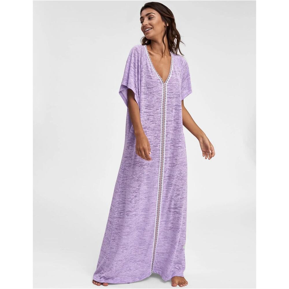 Pitusa Standard (US 4-14) Inca Abaya Purple Maxi Dress Women’s